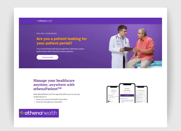 AthenaHealth Patient Portal
